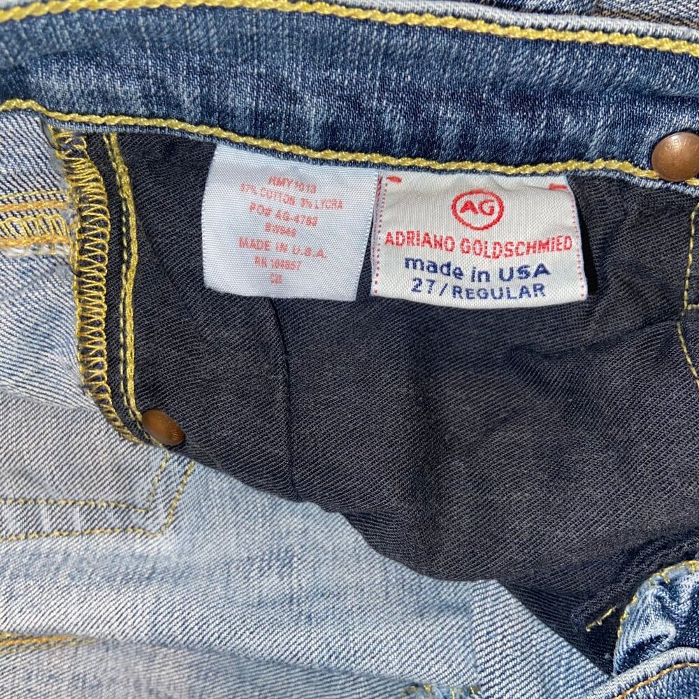 AG Adriano Goldschmied Angel Jeans Vintage Y2K Size 27 - Picture 3 of 8